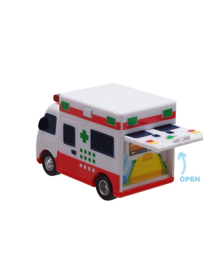 Tayo the Little Bus 120 Tayo the Little Bus 120 Alice Pull-Back Motor Toy - Pull and Go Toy Christmas Birthday Present Gifts for Kids and Toddlers Boys and Girls  - Image 4