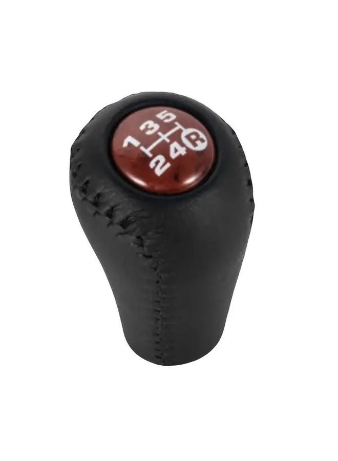 Brown Faux Leather 5 Speed Manual Gear Shift Knob For Toyota Prado LC120 Land Cruiser 2003 2009 - Image 5