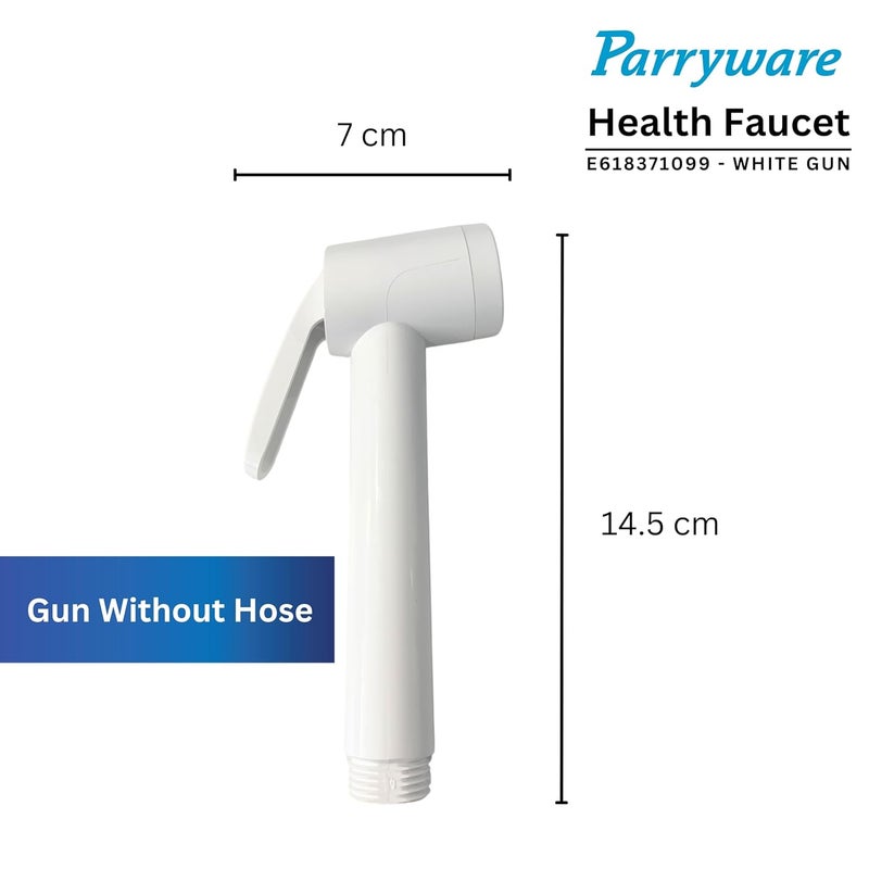 Parryware Health Faucet PVC Gun Without Hose and Hook | Economical Toilet Spray Gun/Bidet Spray Gun for Bathroom (E618371099) - Image 2