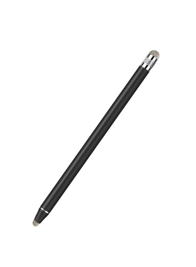 Dual-Head Gradient Universal Capacitive Stylus Pen For Mobile Phones Tablets Apple Touch Screen Huawei Handwriting Stylus Pen-Color:double Cloth Head Black - Image 1