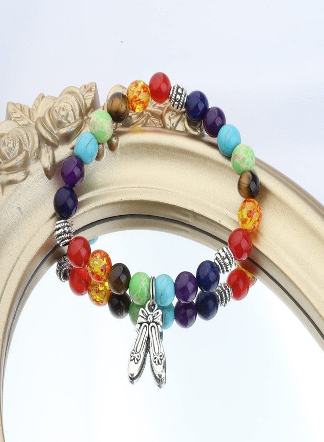 ميوسبارك أساور مزينة بتعليقات أحذية الباليه من MYOSPARK، هدايا مثالية لفرق الرقص، والحفلات، ومحبي الرقص. - Image 4