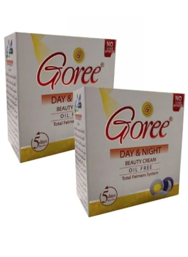 Gernetic Pack of 2 Day And Night Beauty Cream Oil Free 2 x 30grams - Image 1