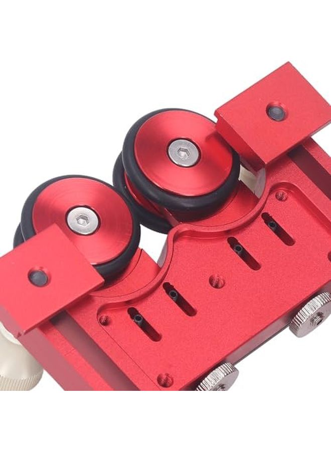 Double Wheel Aluminum Alloy Table Saw Roller Sliding Guide Board Secure Fixing Easy Installation - Image 3