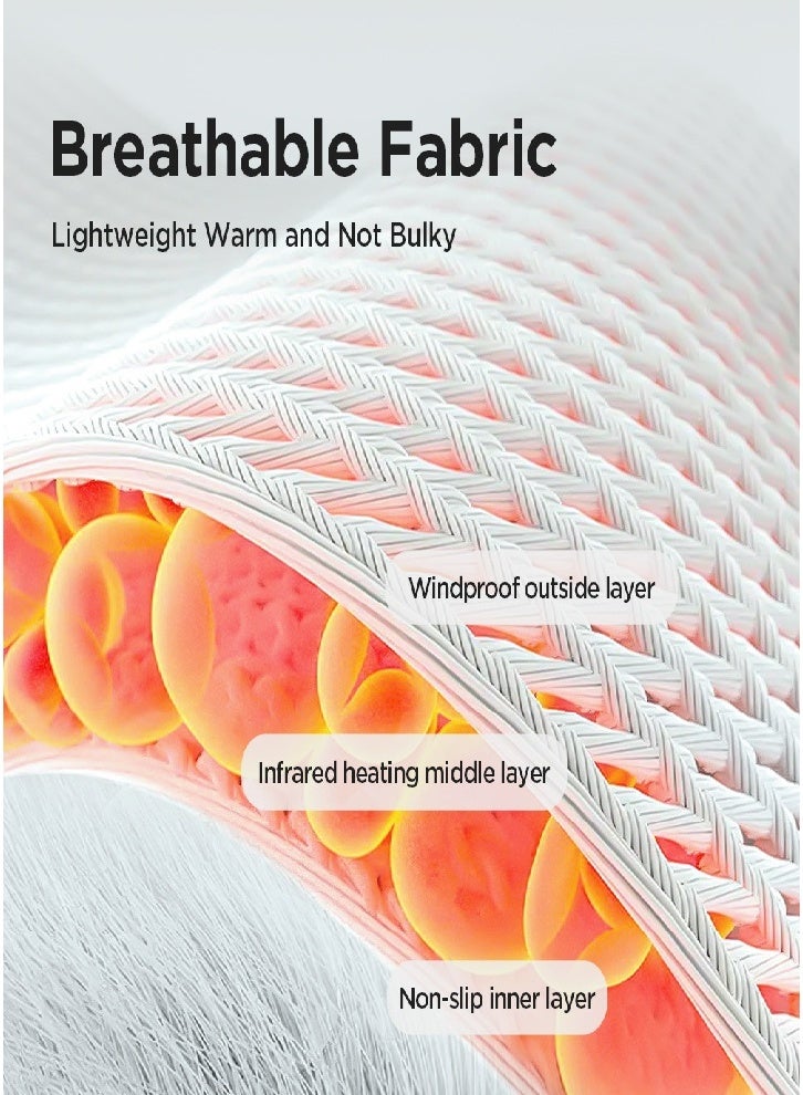 Wireless Ankle Foot Massager, 3 Vibration Modes, 5 Heat Levels, 3 in 1 Pain Relief Ankle Heating Pad (1 pc) - Image 5