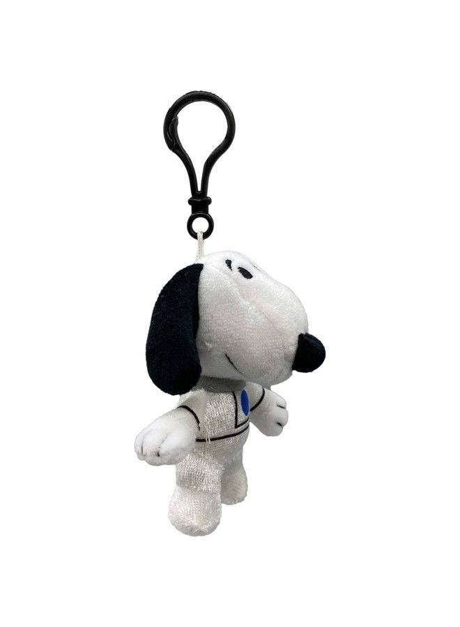 JINX Snoopy In Space Snoopy In White Astronaut Suit Clipsters Toy 4In Plush Hangers From Apple Tv+ Series For Fans Ages 3+ - Image 3