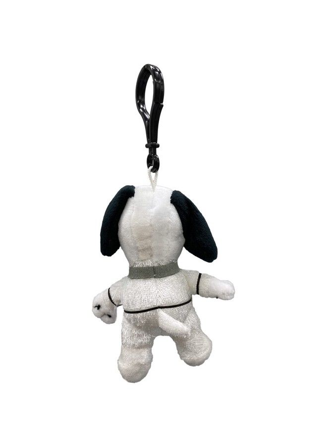 JINX Snoopy In Space Snoopy In White Astronaut Suit Clipsters Toy 4In Plush Hangers From Apple Tv+ Series For Fans Ages 3+ - Image 4