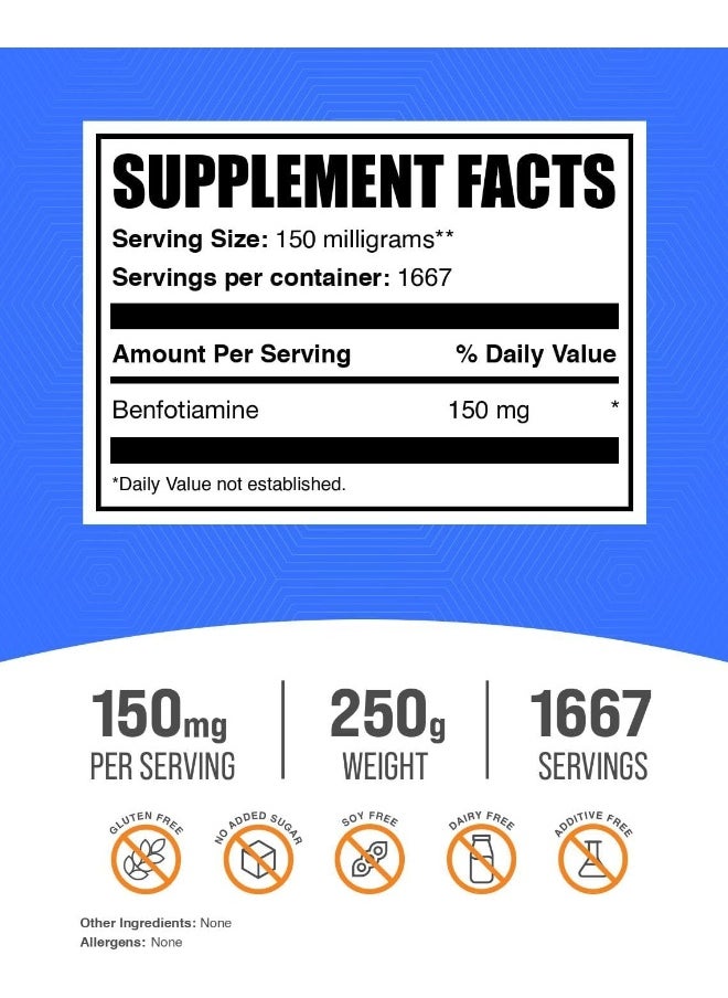 BulkSupplements .Com Benfotiamine Powder - 250 Grams  - Image 2