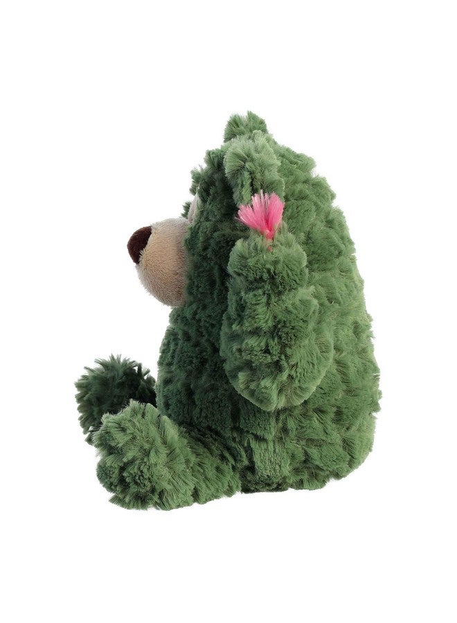 Aurora® Whimsical Cactus Kingdom™ Cactus Bear™ Stuffed Animal - Aesthetic Appeal - Comforting Cuddles - Green 7.5 Inches - Image 5