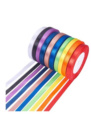 Satin Ribbon Rolls - Assorted Colours