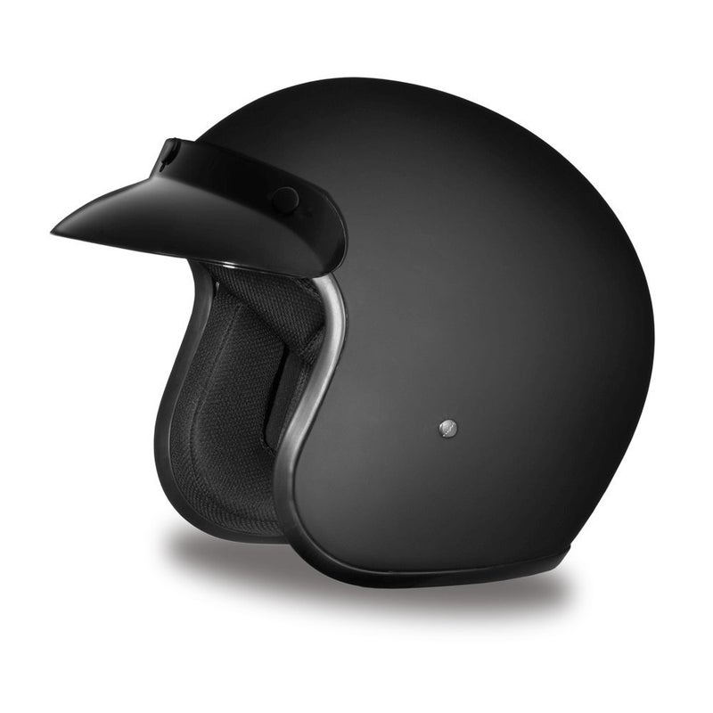 Daytona Helmets Retro 34 Open Face Motorcycle Helmet Vintage Style DOT Approved Helmet for Men Women Lightweight Adjustable Fit Removable Visor Bike Moped Chopper Scooter Helmet - Image 3