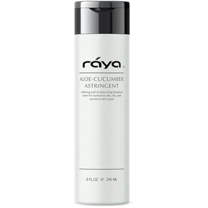 Raya Aloe Cucumber Astringent (202), Facial Toner for Dry and Sensitive Skin - Refreshing, Hydrating and Calming Formula, Gentle Pore Tightening Skincare, Cruelty, Paraben & Alcohol-Free, 8 fl oz - Image 1