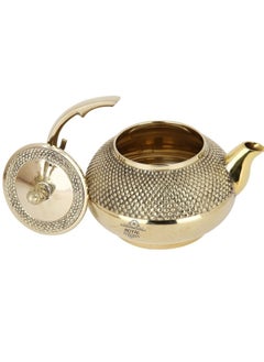 Royal Brass Diamond Design Coffee Teapot Serving Pot 500 ML Gold  - Image 2