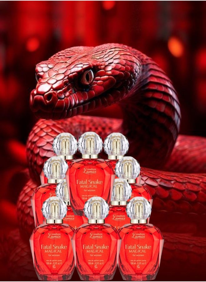 10 Pieces Fatal Snake Magical Perfume 100ML