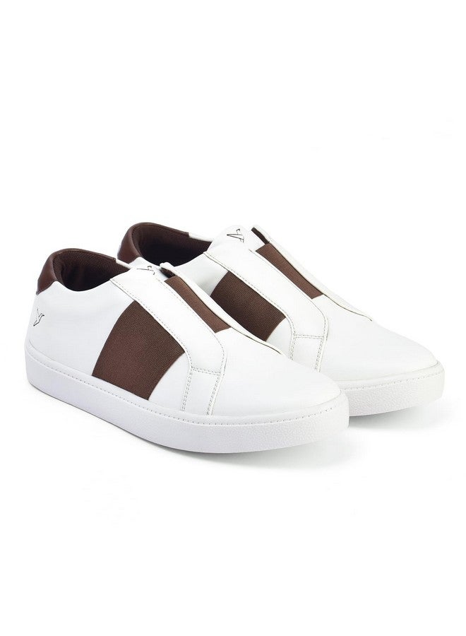 YOHO Tango Women’s Comfortable Casual Slip-On Sneakers (SoS) | Brown - UK 8 - Image 1