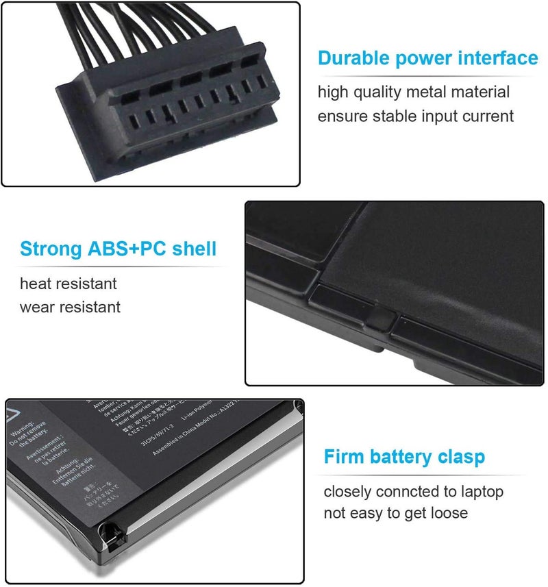 Laptrix Laptop Battery Compatible for A1322 A1278 Mac Book Pro 13 inch 13" Mid 2012, Late 2011,Early 2011,Mid 2010, Mid 2009 MB990LL/A MB991LL/A MC375LL/A MC374LL/A MD314LL/A MC724LL/A, - Image 3