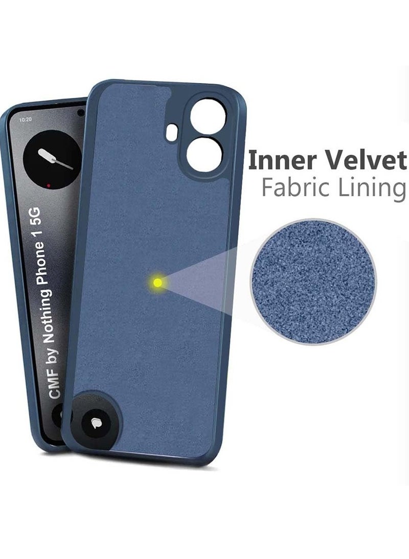 BORTONY Nothing CMF Phone 1 Case Silky-Soft Touch Liquid Silicone Nothing CMF 1 Cover Anti Scratch Slim Fit Flexible Shockproof Protective Case for Nothing CMF Phone 1 - Image 4