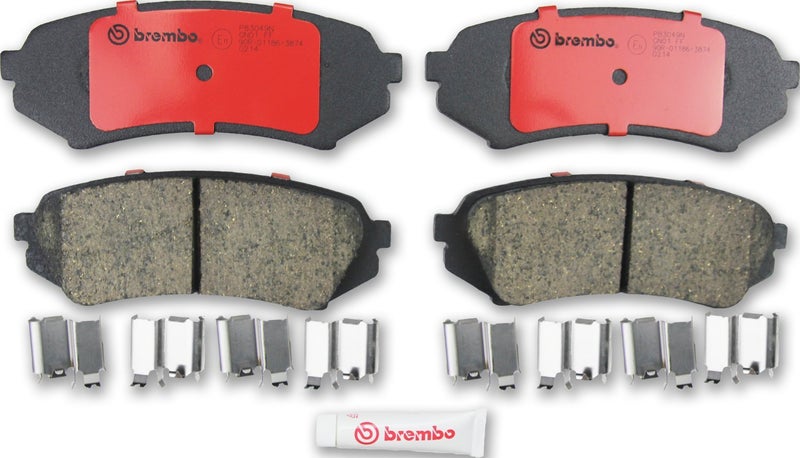 Brembo P83049N Premium Ceramic Rear Disc Brake Pad Set LEXUS/TOYOTA/TOYOTA (FAW) OE# 04466YZZC4 - Image 1