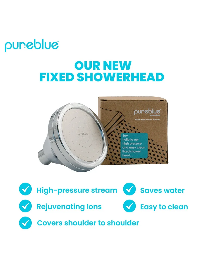 PURE BLUE Pure Blue Fixed Power Shower Head