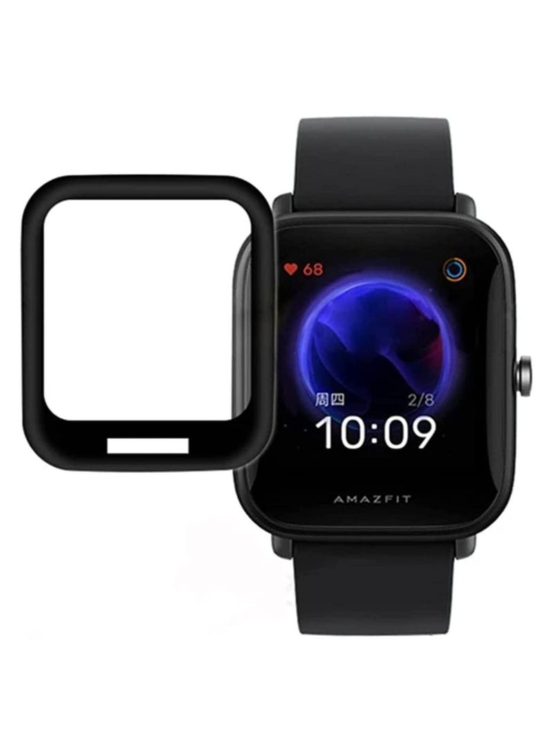 3D Full Screen Protector For Amazfit Bip U/Amazfit Bip U Pro Smartwatch - Black