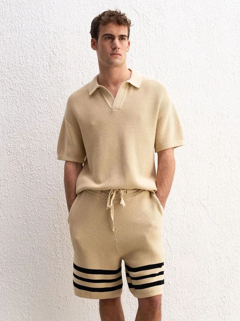 جيستو GIESTO Men's Cotton Polo Collar T-Shirt