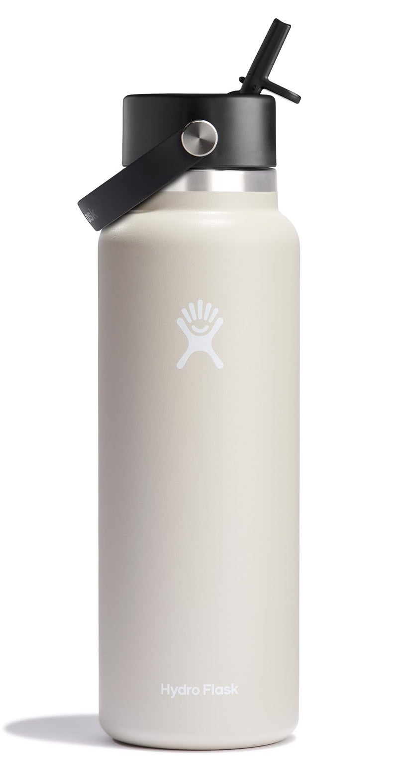 Hydro Flask Wide Flex Straw Cap Oat 40 Oz - Image 1