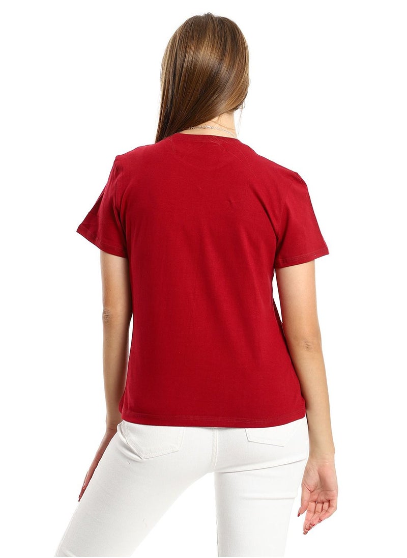 Mesery - Cotton Printed T-Shirt For Women - Image 1