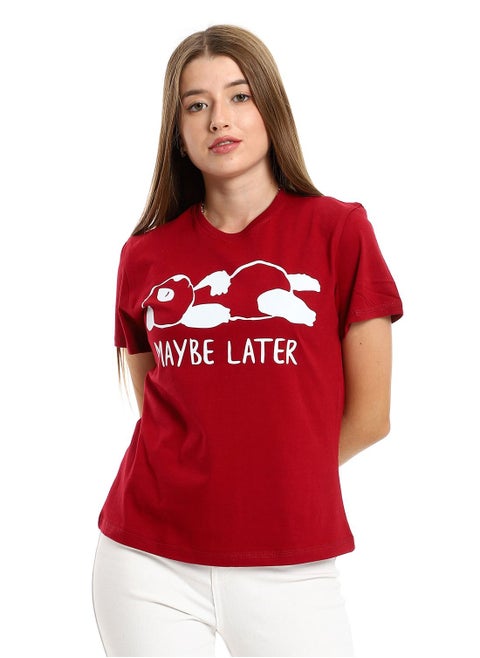 Cotton Printed T-Shirt For Women