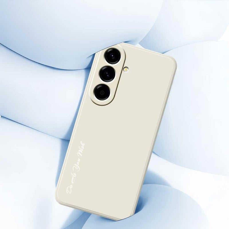 erorex For Samsung Galaxy A56 5G A1440 Fine Hole Straight Edge Silicone Phone Case(White) - Image 4