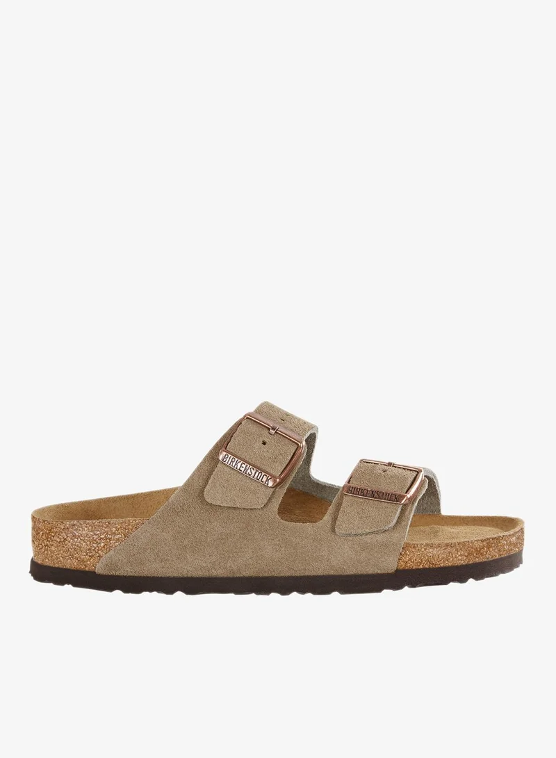 BIRKENSTOCK Arizona Suede Leather Regular Fit Sandals