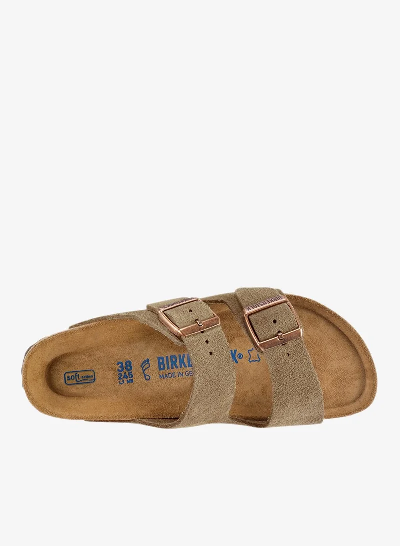 BIRKENSTOCK Arizona Suede Leather Regular Fit Sandals