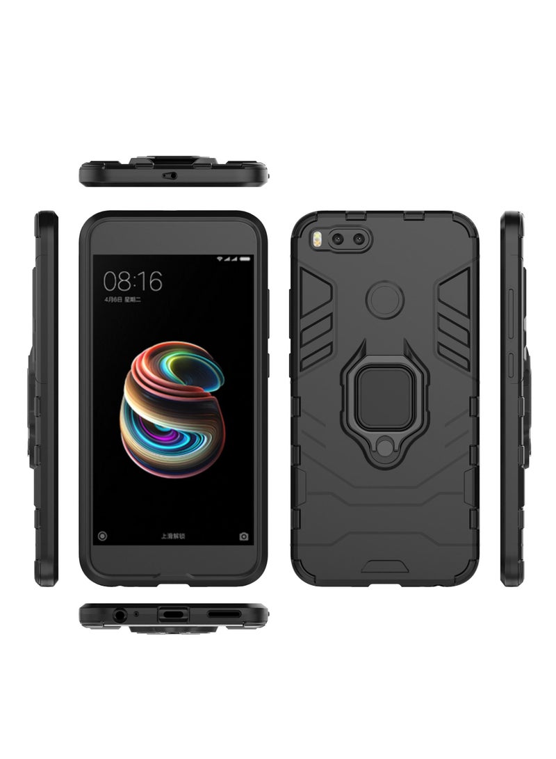 Black Protective Cover With Ring Bracket For Xiaomi - Image 2