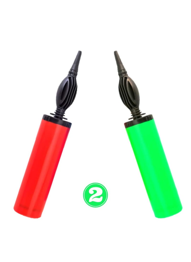FOXIGON FOXIGON Manual Manual Balloon Pump air Pump Balloon inflator Balloon Blower Pump for Balloons Party Birthday Wedding Baby Shower Decoration Pool Toys Beach Balls air mattresses Party Supplies 2Pc  - Image 3
