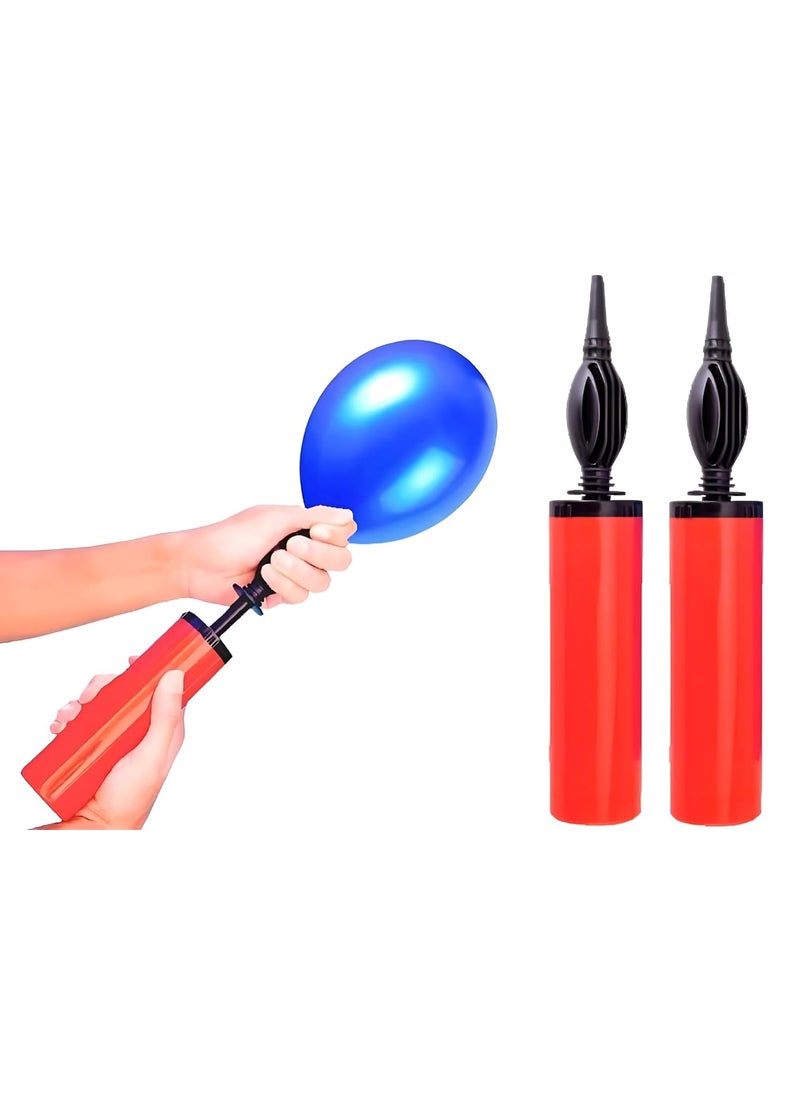 FOXIGON FOXIGON Manual Manual Balloon Pump air Pump Balloon inflator Balloon Blower Pump for Balloons Party Birthday Wedding Baby Shower Decoration Pool Toys Beach Balls air mattresses Party Supplies 2Pc  - Image 1