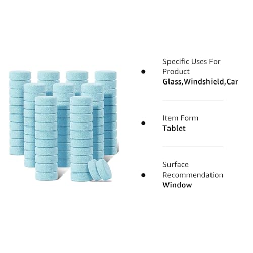 Raxon Innovation Super Concentrated Automotive Glass Solid Wiper Cleaning Tablets, Car Windshield Glass Concentrated Washer Tablets (Glass Cleaner Tablet, Pack Of 10) - Image 5