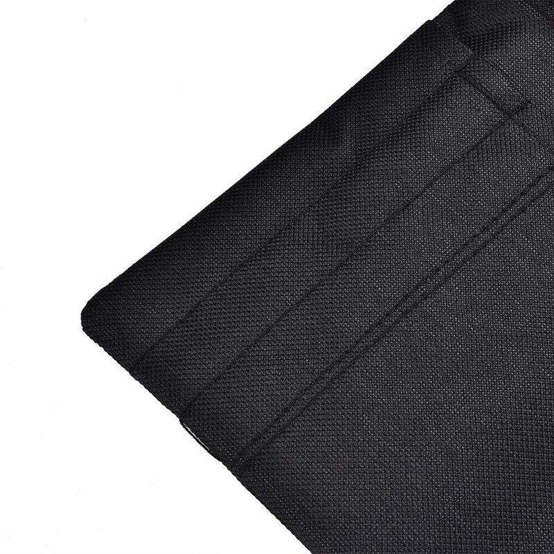 klarako Wheelchair Carry Bag for Arm Rest Pouch for Rollator Walkers Chairs and Knee Scooters Side Storage Organizer for Elderly Seniors Adults Lightweight and Heavy Duty Travel Tote(Black) Black - Image 5