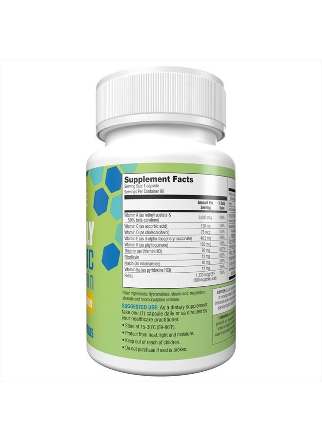 Bariatric Choice - Once Daily Bariatric Multivitamin Capsule with 45 mg of Iron (90ct) - Image 1