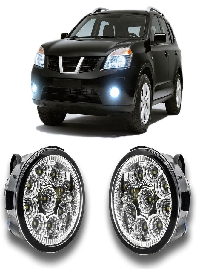 qobsos LED Fog Light For Nissan Rogue 2011-2013 Pair Bumper Fog Light Driving Lamp Replacement Fog Light Assemblies,55W 6000k White,Plug and Play,Pack of 2 - Image 1