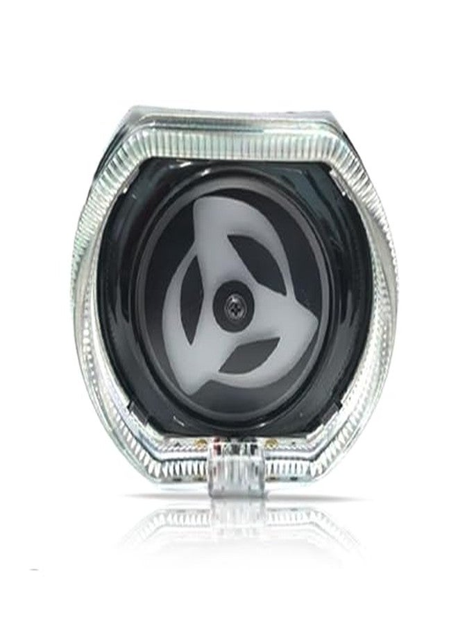 SORAX Universal LED Bike Light - ABS, White-Blue Beam, Compact for 2.5 Inch Headlight Splendor, V3 Aerox, Bullet & More Bikes - Image 2