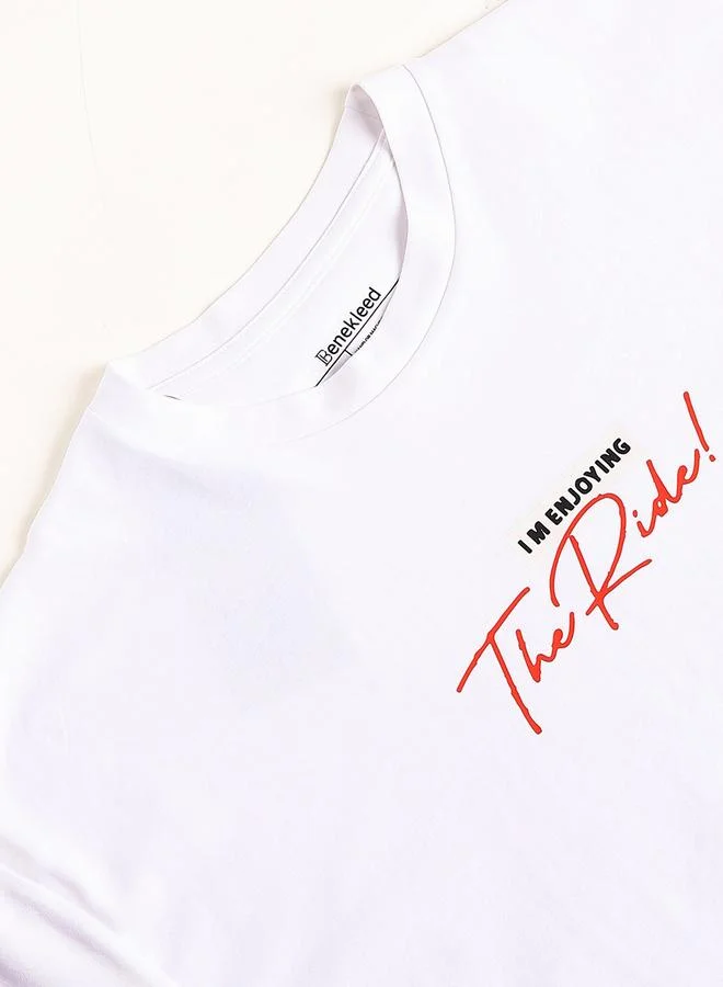 Styli Men Graphic Print Cotton Oversized T-Shirt By Bene Kleed