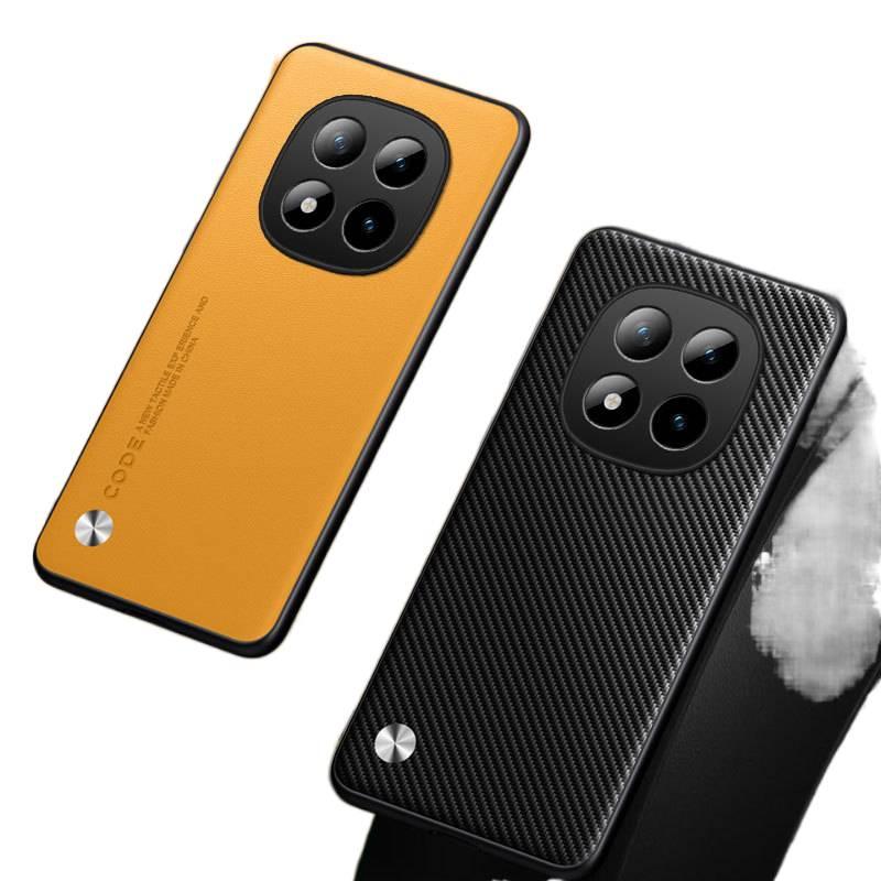 MS غطاء واقي بملمس جلد لـ Redmi Note 15 Pro مع مقاوم للصدمات وحماية من السقوط مع مقاوم للصدمات مع قبضة مضادة للانزلاق مع مقاوم للخدش باللون بنفسجي مضاد للانزلاق باللون الأحمر باللون. - Image 3