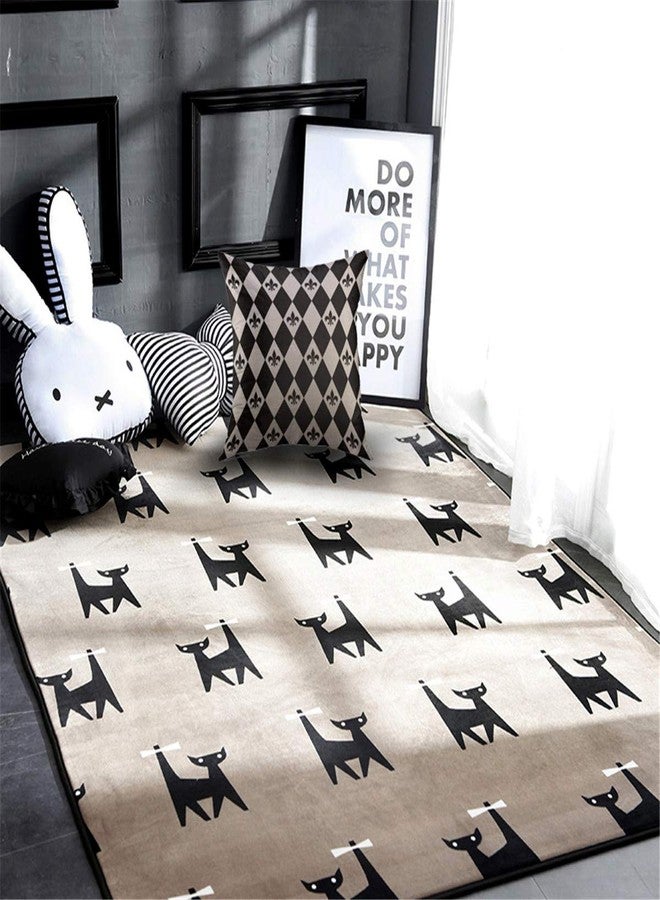 Mugod Decorative Throw Pillow Cover for Couch Sofa,Diamonds Black White Fleur De Lis French Home Decor Pillow case 18x18 Inch - Image 4