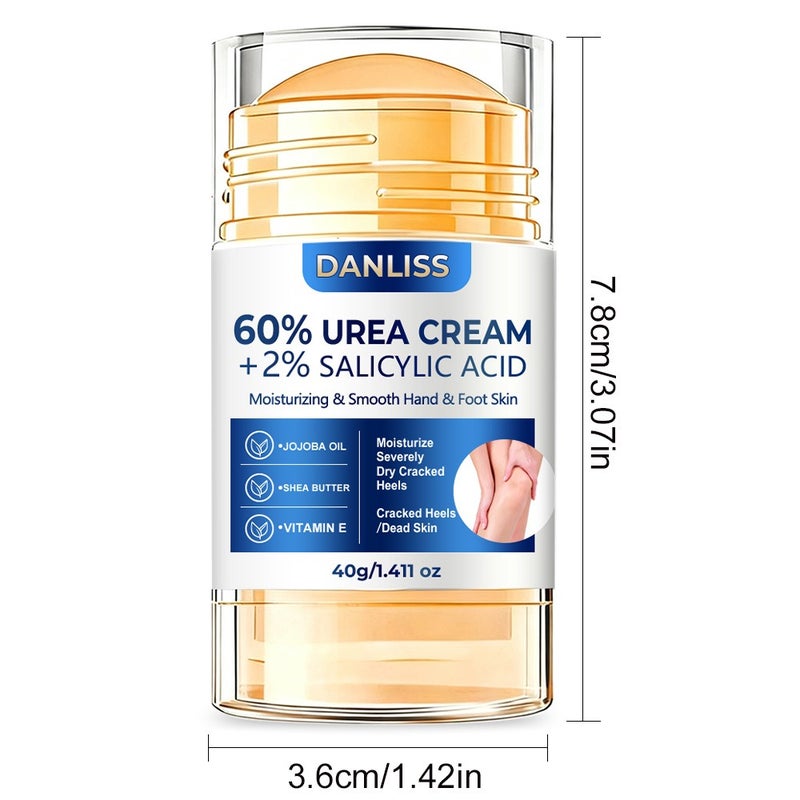 DANLISS 60% Urea Hand and Foot Repair Stick 40g, 2% Salicylic Acid for Removing Calluses, Dead Skin, and Cracked Heels - Image 5