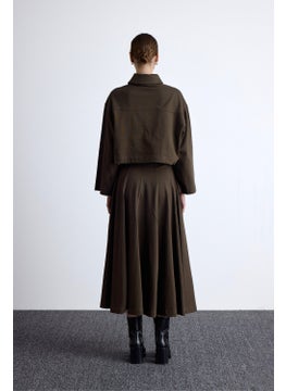 Manuka Premium Knitted Oversize Blouse Khaki  - Image 4