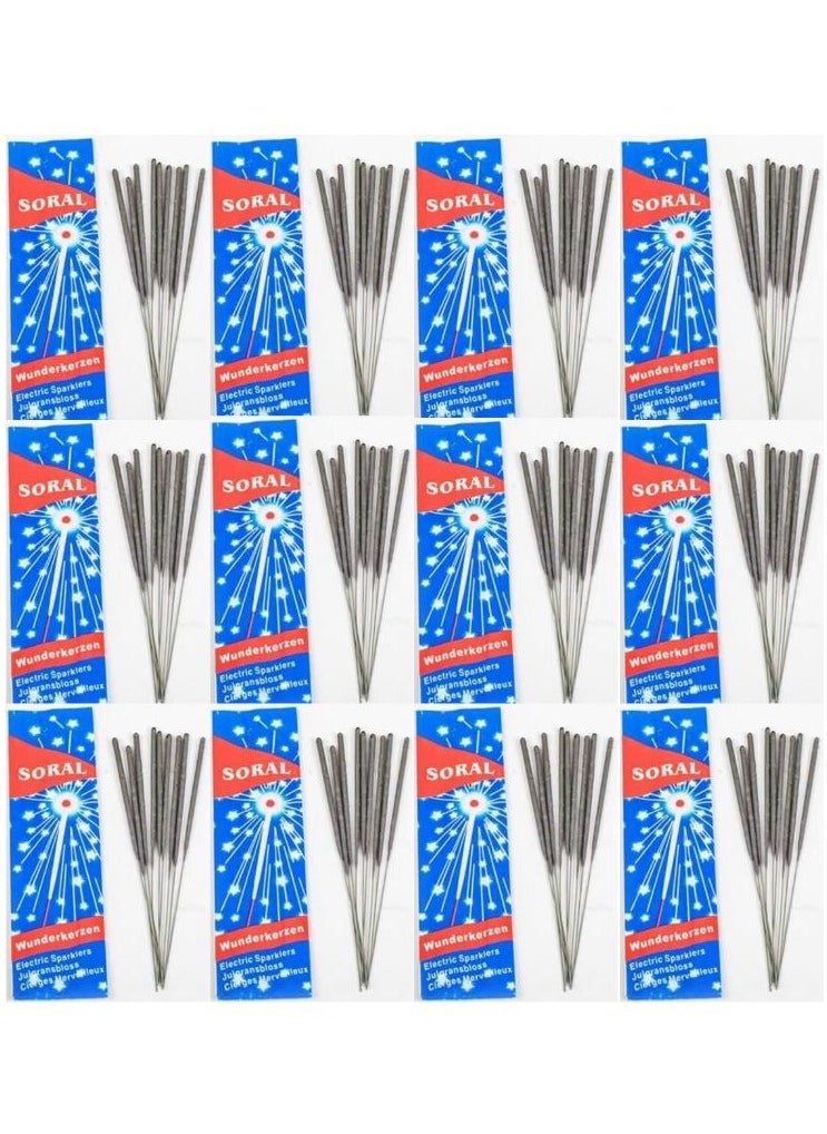 SORAL - Spark Stars Night (120 Sticks 12 Boxes 10 Sticks Each Box) Spark Candles - Image 1