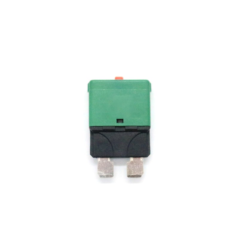 30AMP 28V DC Circuit Breaker Trip Fuses Standard Blade Fuse Manual Reset (Random Color) - Image 1