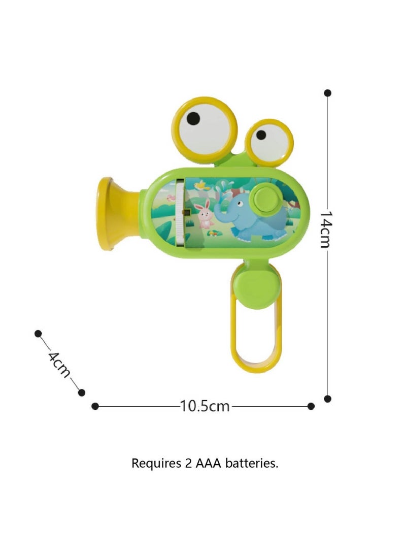Kids Projector Torch, Children's Handheld Educational Toy with 96 Images & 12 Themes for Early Learning, Home Cinema Experience, Suitable for Toddlers 18+ Months (Green) - Image 2