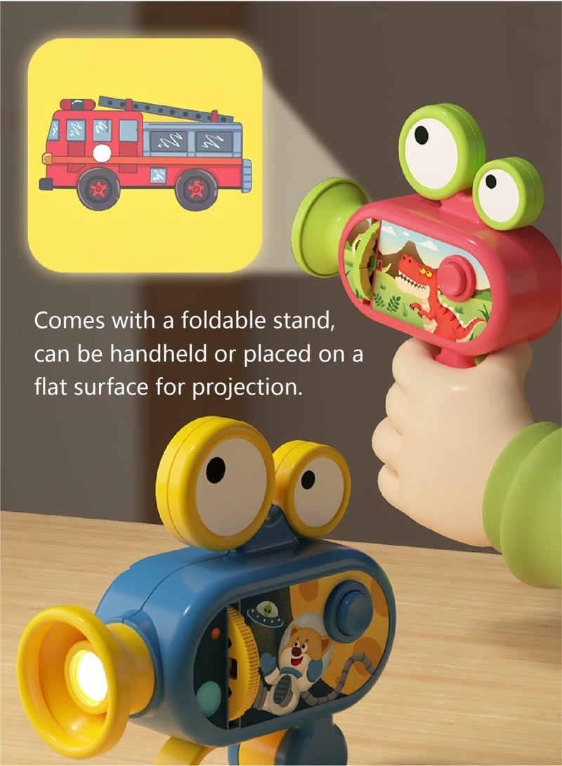 Kids Projector Torch, Children's Handheld Educational Toy with 96 Images & 12 Themes for Early Learning, Home Cinema Experience, Suitable for Toddlers 18+ Months (Green) - Image 3
