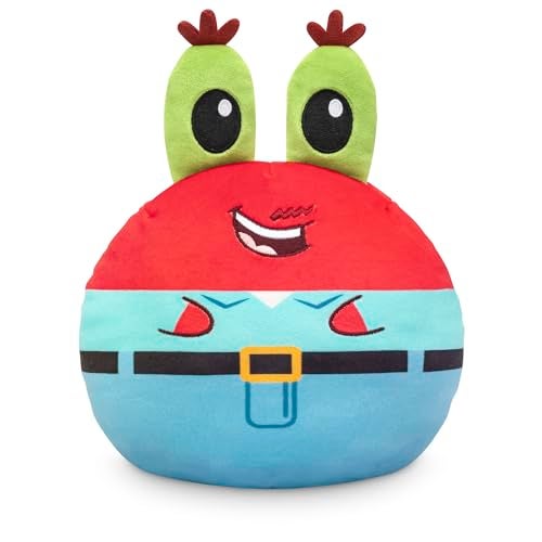 TeeTurtle دبدوب تي تيرتل سبونجبوب سكوير بانتس 6" قابل للعكس - مستر كرافس وكرابي باتي - أصدقاء بيكيني بوتوم حصرية أمازون - حيوان محشو ناعم لطيف كاواي - Image 5