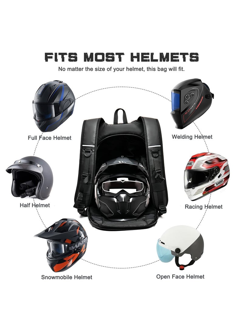 Motorcycle Backpack, Waterproof Helmet Backpack for Men, Outdoor Cycling Backpack with Large Capacity, Motorcycle Accessories,Travel Backpack (Black, 50x36x25cm/19.5x14x9.9inches) - pzsku/ZEDF6EA5F97B7A3388F16Z/45/_/1719999620/03d662eb-1ac6-477e-bef1-933315d57640