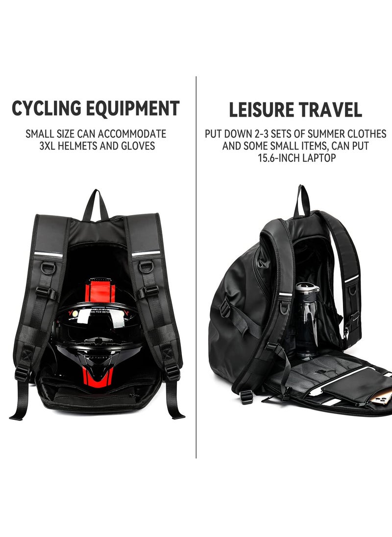 Motorcycle Backpack, Waterproof Helmet Backpack for Men, Outdoor Cycling Backpack with Large Capacity, Motorcycle Accessories,Travel Backpack (Black, 50x36x25cm/19.5x14x9.9inches) - pzsku/ZEDF6EA5F97B7A3388F16Z/45/_/1719999701/f5665cd9-3539-4768-bd1a-83ba147fcfea